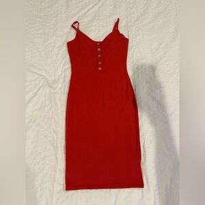 ✨Red bodycone dress size Small